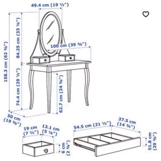 Tocador HEMNES de IKEA