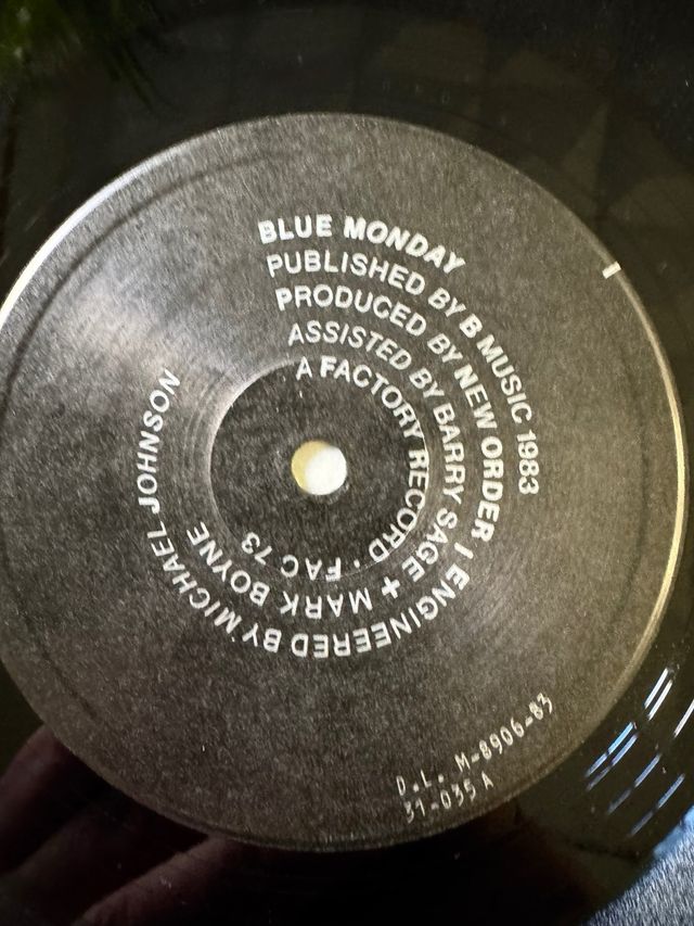 Maxi Vinilo New Order Blue Monday 1983 