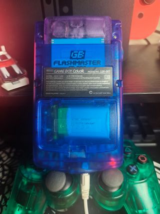 Game Boy Color Custom Azul Rockman X