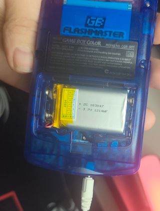 Game Boy Color Custom Azul Rockman X