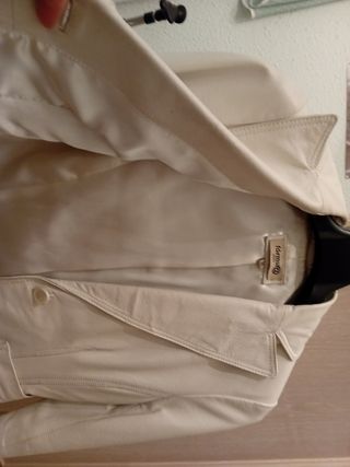Chaqueta de piel FORMUL blanca
