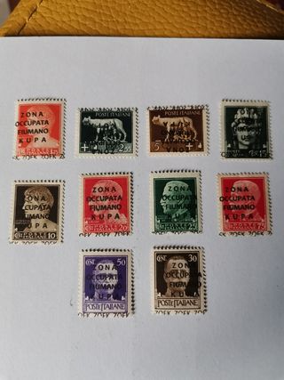Francobolli rari Zona Occupata Fiumano Kupa
