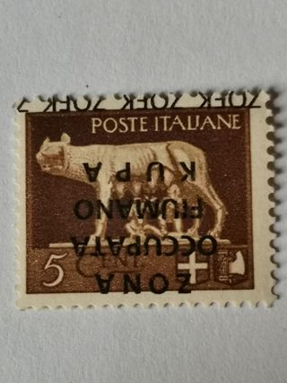 Francobolli rari Zona Occupata Fiumano Kupa