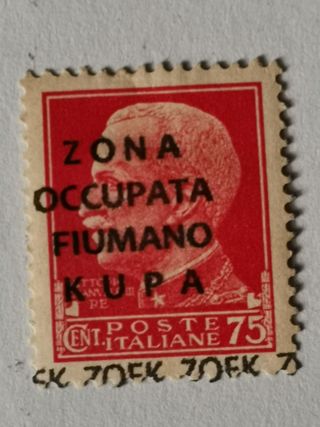 Francobolli rari Zona Occupata Fiumano Kupa