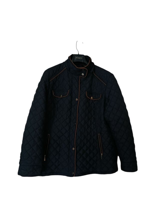 Chaqueta acolchada negra Talla 3XL Estilo clásico