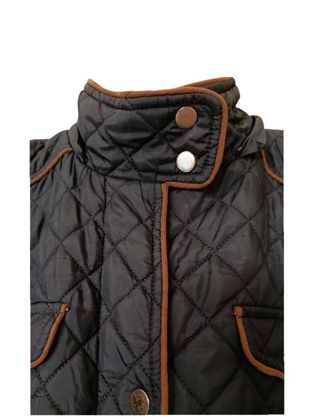 Chaqueta acolchada negra Talla 3XL Estilo clásico