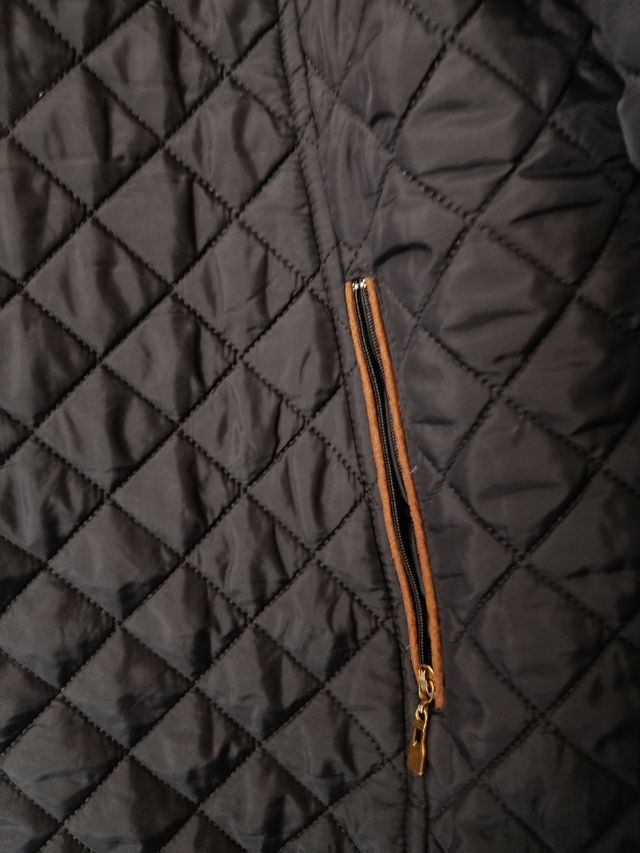 Chaqueta acolchada negra Talla 3XL Estilo clásico