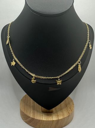 Cadena Bismark de oro de 18k, 6.79 g, 41 cm.
