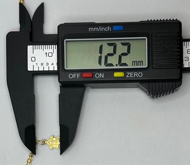 Cadena Bismark de oro de 18k, 6.79 g, 41 cm.