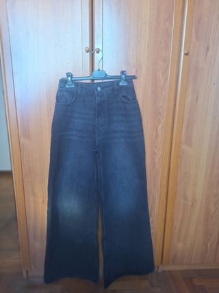 Pantalones campana negros