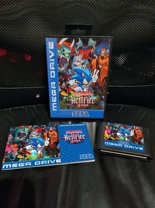 Sonic Hellfire Saga SEGA Mega Drive