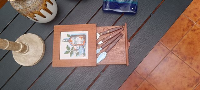 Lote Decoración Cerámica, Vidrio y Madera 5 EUROS 