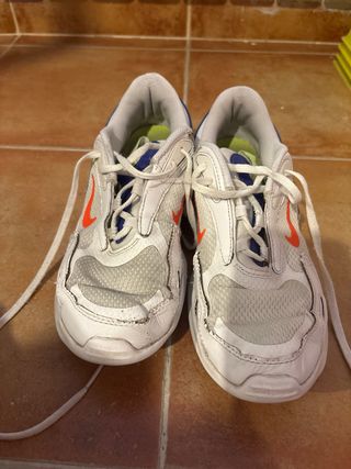Zapatillas Nike Blancas y Azules