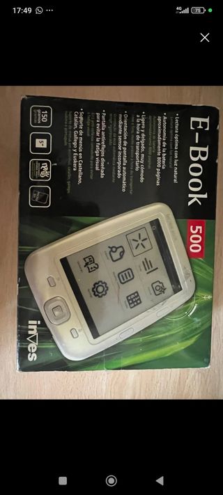 E-Book Inves 500Blanco-Como Nuevo+cargador