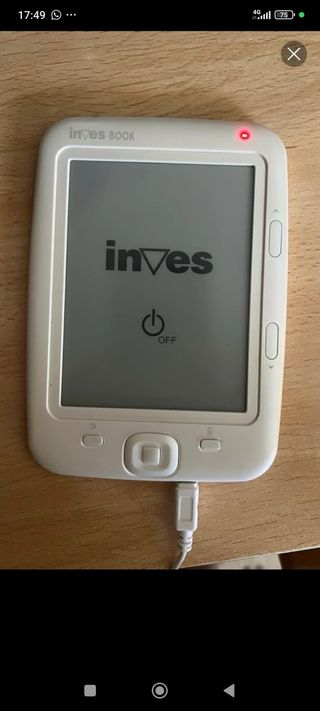 E-Book Inves 500Blanco-Como Nuevo+cargador