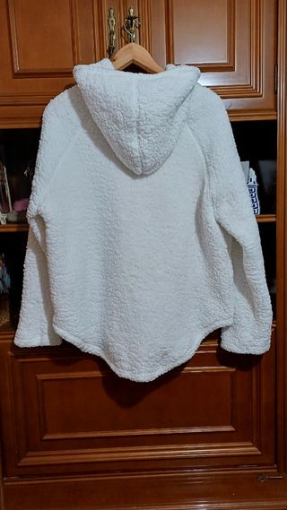 Sudadera polar borreguillo con capucha