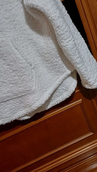 Sudadera polar borreguillo con capucha