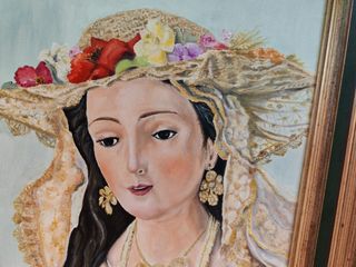 Óleo Virgen Divina Pastora