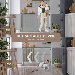 Barrera Seguridad Niños/Mascotas Retráctil