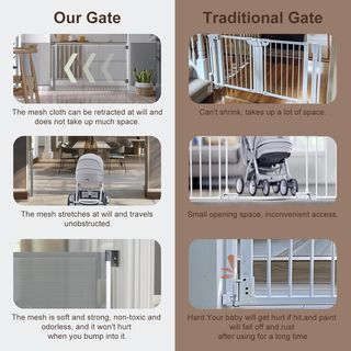 Barrera Seguridad Niños/Mascotas Retráctil