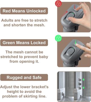 Barrera Seguridad Niños/Mascotas Retráctil