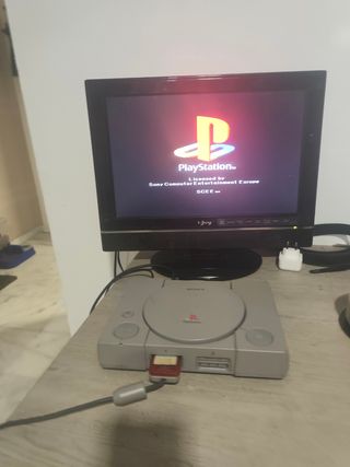 Consola PlayStation 1 PS1 Gris + Accesorios