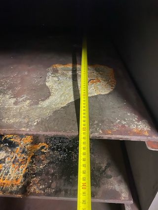 Horno metálico de leña grande