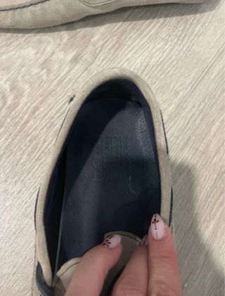 Náuticos Carolina Herrera Beige/Gris