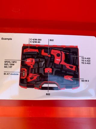 Caja Hilti para kit de herramientas 