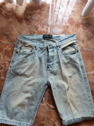 Bermudas vaqueras Pull&Bear Talla L