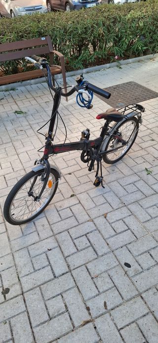 Bicicleta Plegable 20 Negra