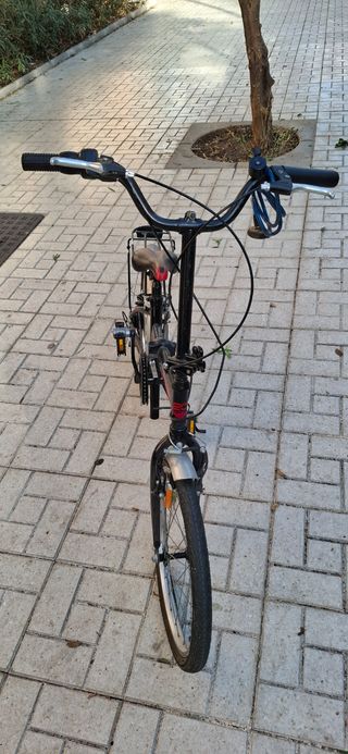 Bicicleta Plegable 20 Negra