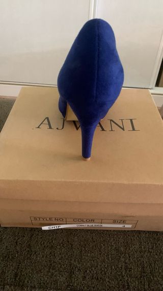Zapatos de tacón azul AIVANI