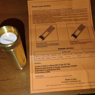 Filtro Anticalcare AKGold 10 anni