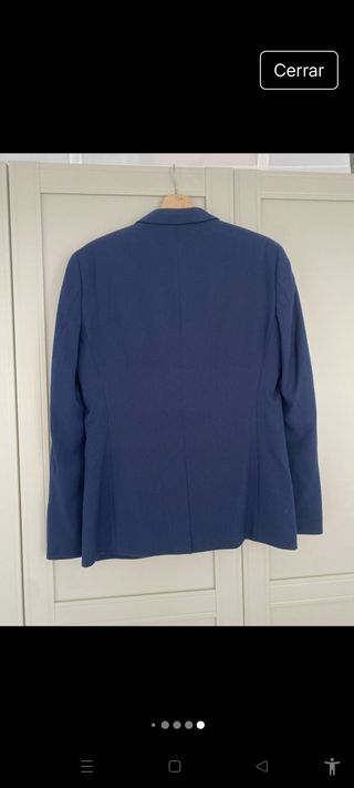 Blazer Zara Azul Marino Talla 48 Nuevo con etiquet