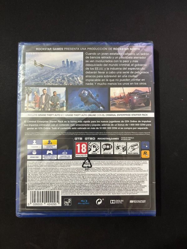 GTAV Premium Edition PS4 Nuevo Sellado