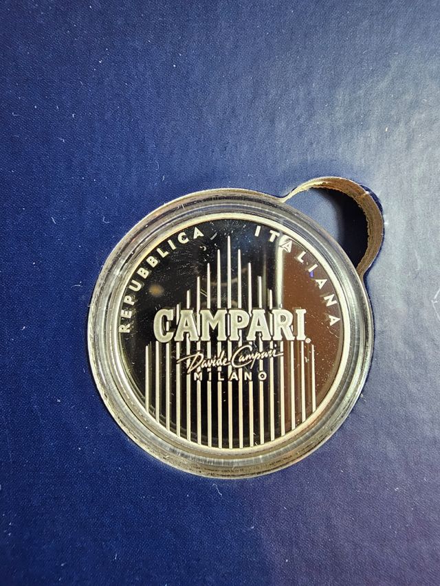 4 Euro Italia 2025 Campari Argento Proof FS