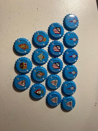 Chapas de fútbol Aquarade