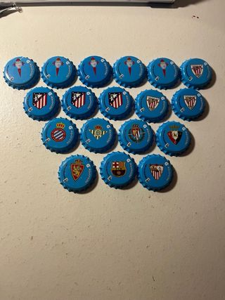Chapas de fútbol Aquarade