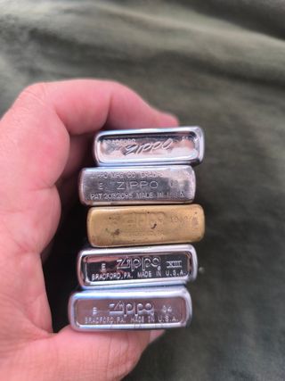 Confezione da 5 accendini Zippo!!