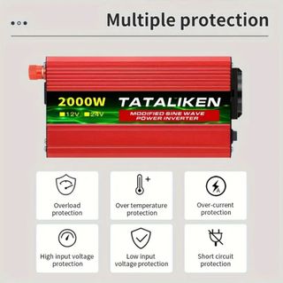 Inverter ad onda modificata da 12VDC a 230VAC 800W