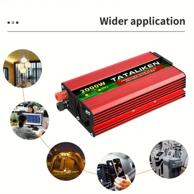 Inverter ad onda modificata da 12VDC a 230VAC 800W