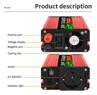 Inverter ad onda modificata da 12VDC a 230VAC 800W