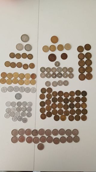 Lote Billetes y monedas Antiguos España y Francia
