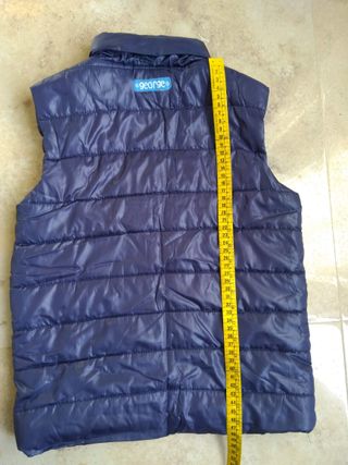 Gilet imbottito blu George con Peppa Pig