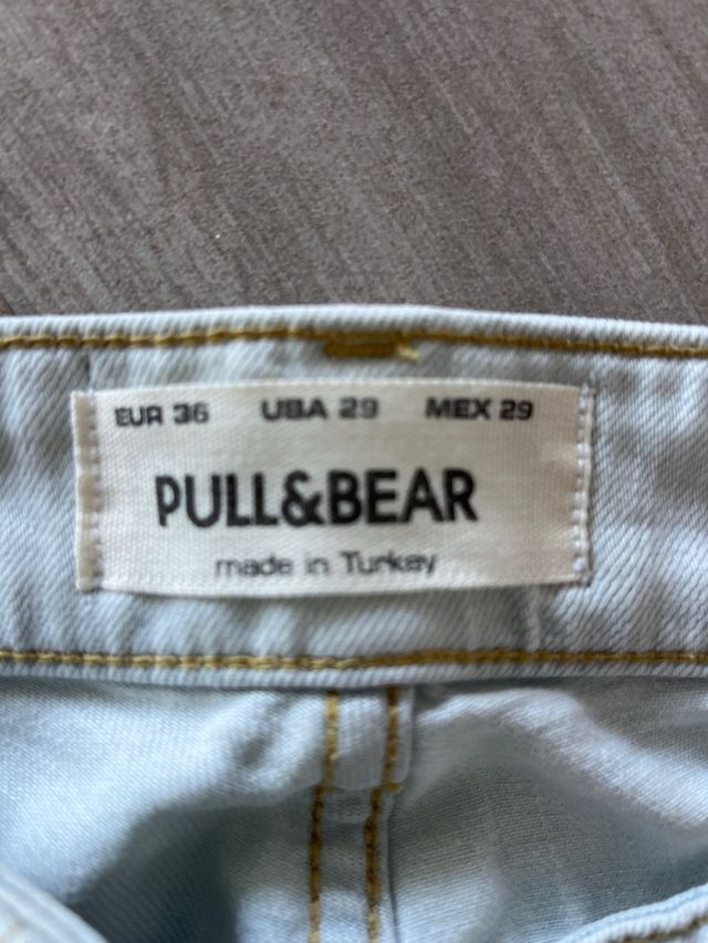 Pull&Bear Vaqueros Rotos Azules