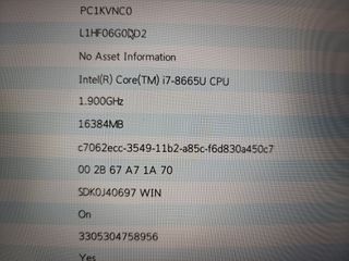 Lenovo T490s i7-8665U 16GB RAM