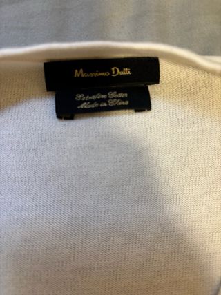 Camiseta Massimo Dutti Beige Talla M