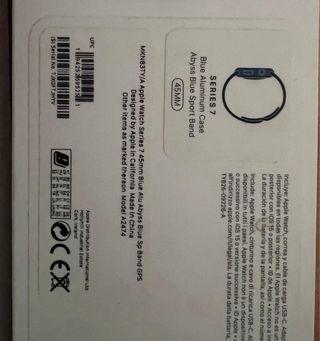 Apple Watch 45mm Azul Aluminio