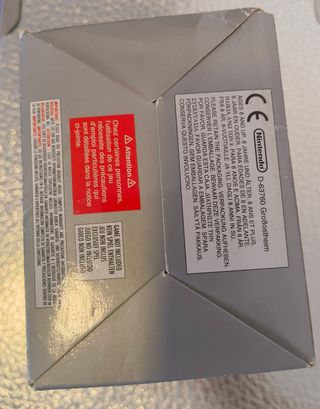Caja Nintendo Game Boy Advance SP